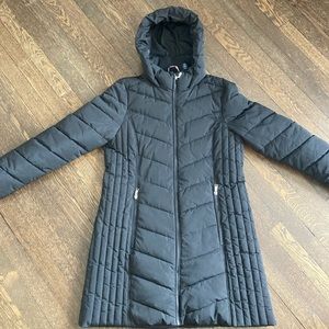 Tommy Hilfiger Womens Coat Jacket Winter
Black
Hooded Large Zip